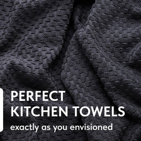 Wealuxe towels drying dishes with high absorbency.
