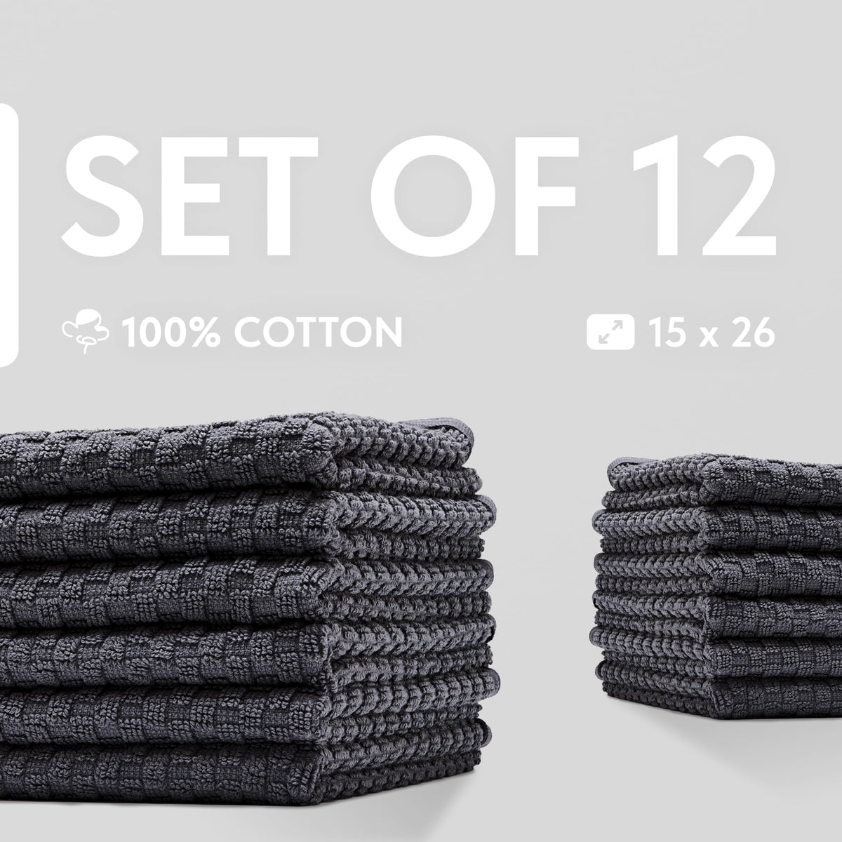 Wealuxe towels machine washable for easy care.