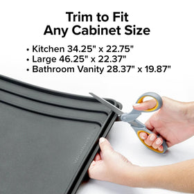 WeatherTech SinkMat fits both kitchen and bathroom under-sink areas.