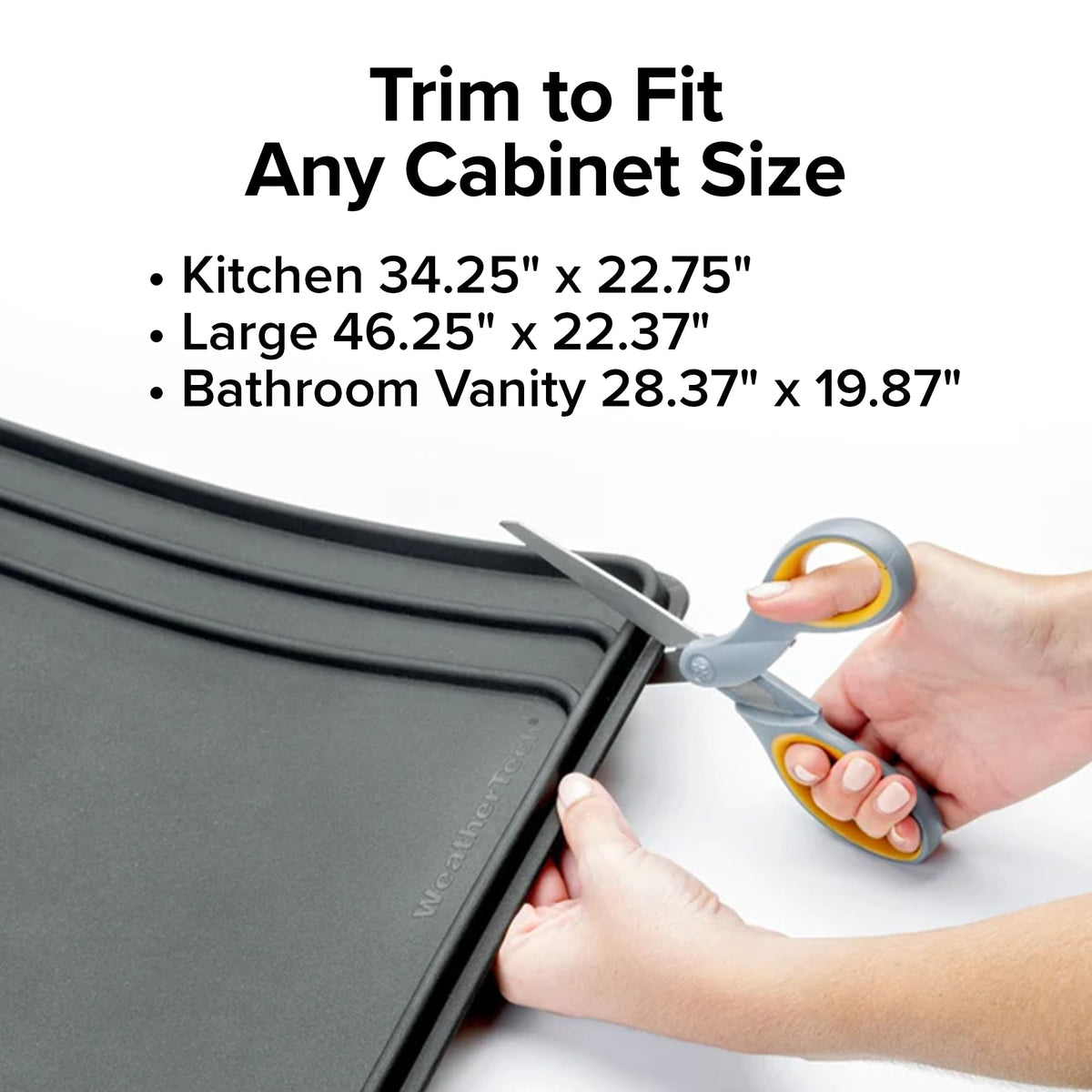 WeatherTech SinkMat non-toxic odorless material for safe use.