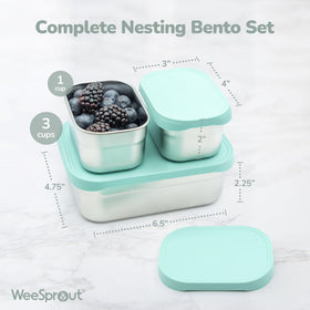 WeeSprout 230mL snack container compact design ideal for snacks