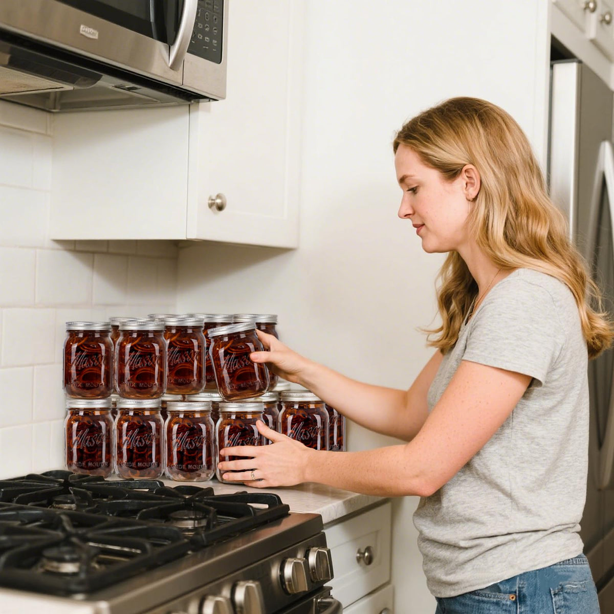 Decorate and gift with WELLIFE amber jars for DIY projects.