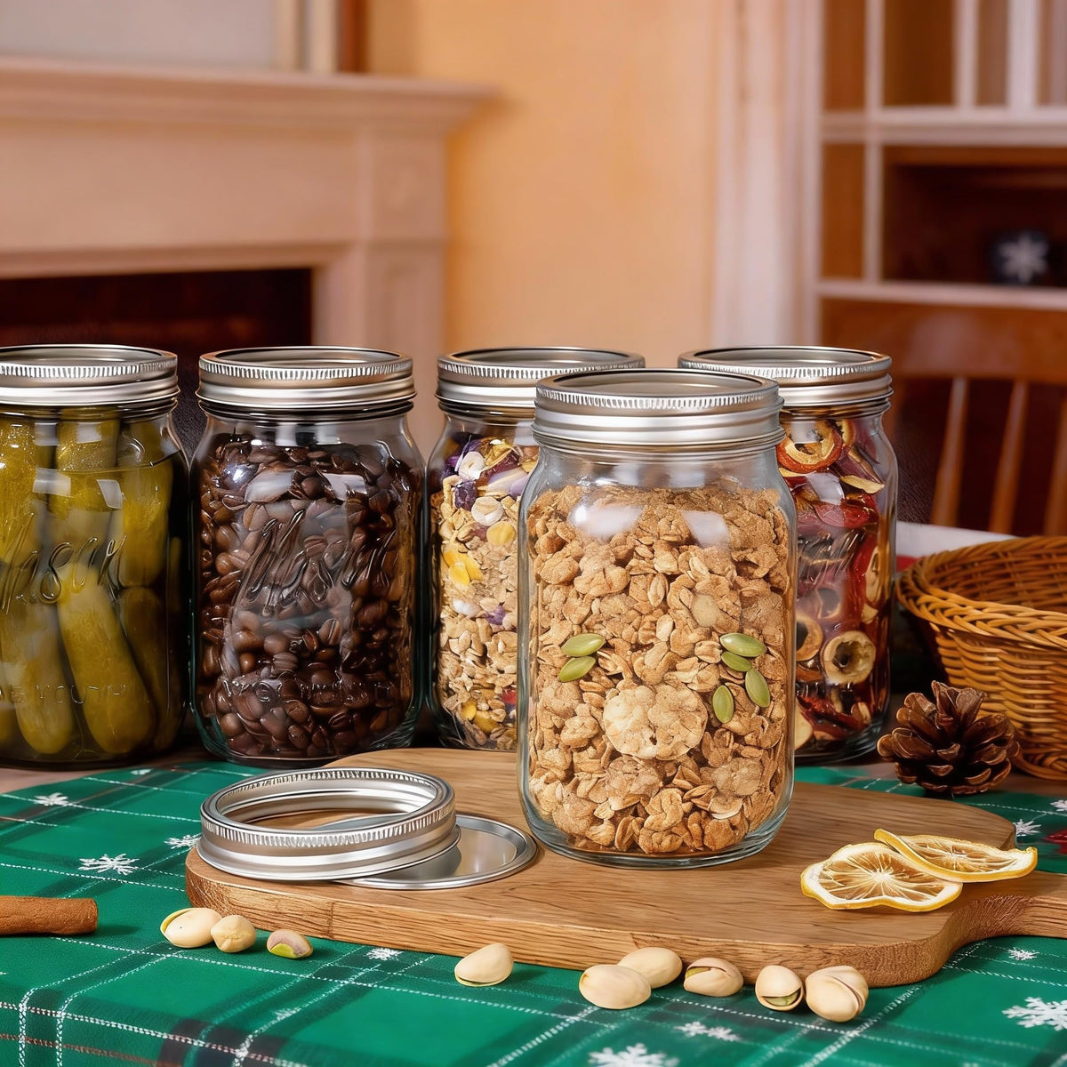 Wellife mason jar is ideal for DIY candles and wedding favors.