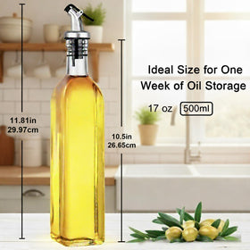 WERTIOO glass bottle close-up highlights thick, clear glass and clarity.