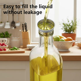 WERTIOO non-drip spout design minimizes spills and dust entry.