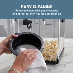West Bend Stir Crazy popcorn popper kernel catcher to reduce unpopped kernels