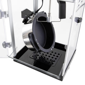 West Bend Stir Crazy popcorn popper in retro kitchen setting