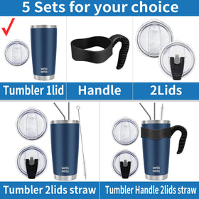 WETOWETO 20oz tumbler vacuum insulated keeps coffee hot for hours
