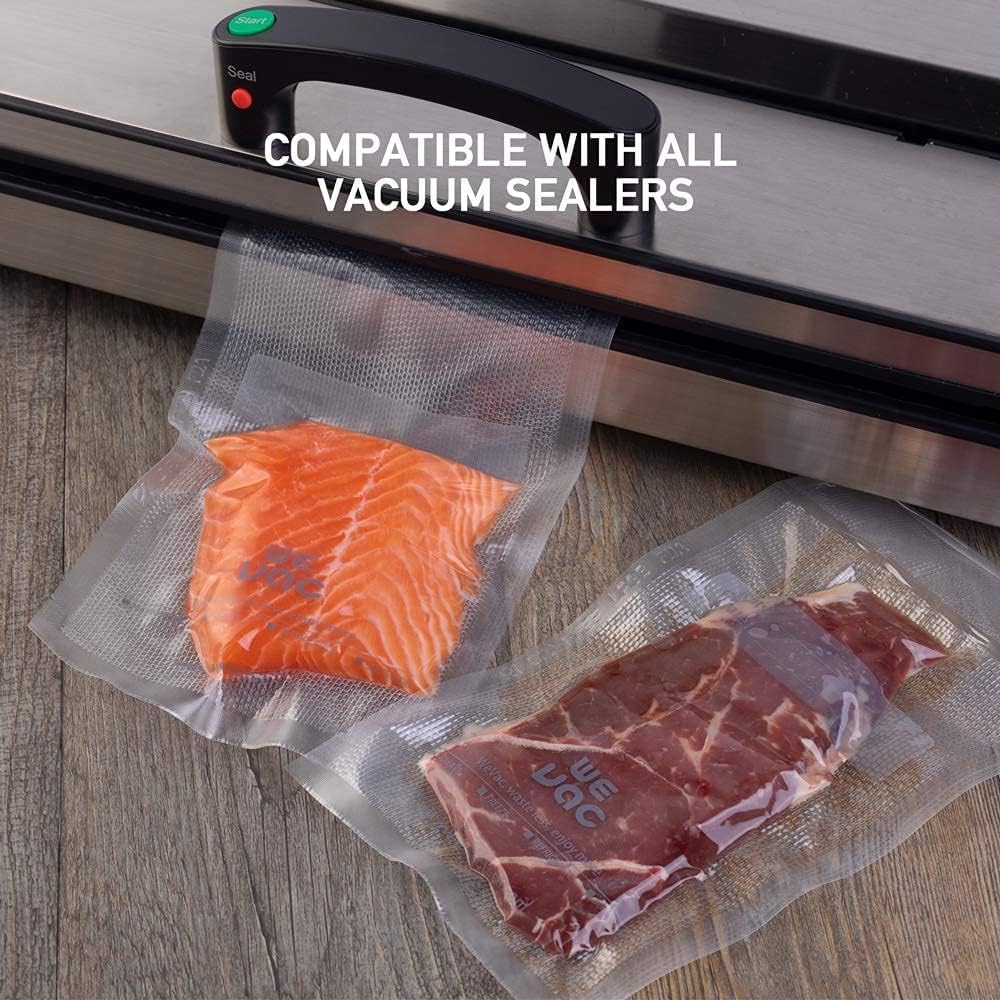 Wevac bags work with all major vacuum sealers for versatility
