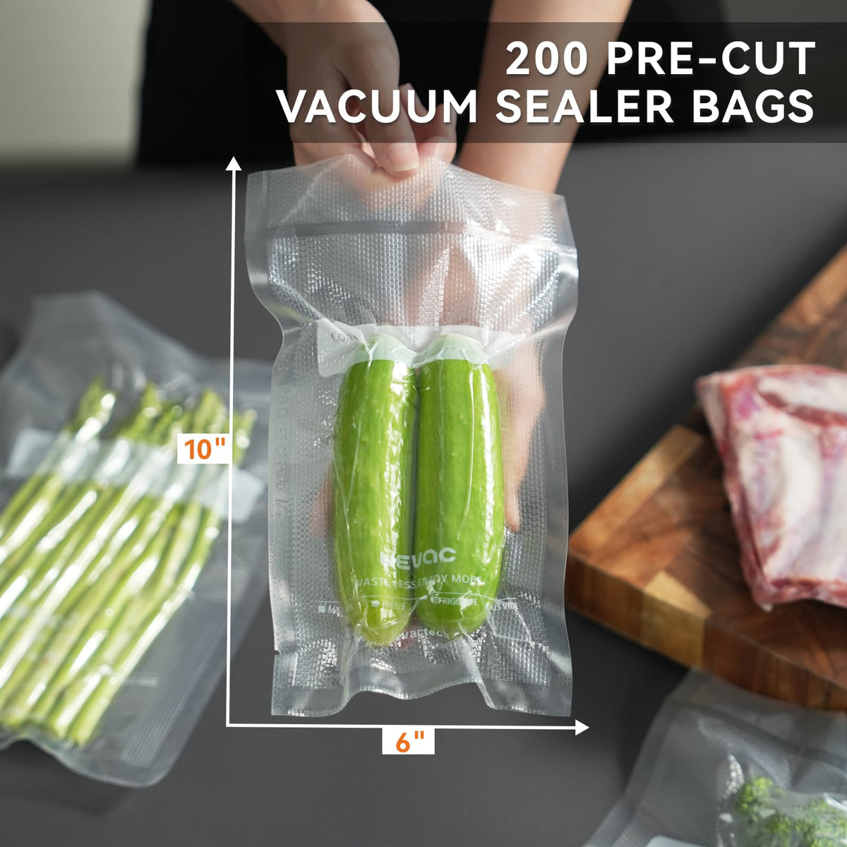 Wevac sous vide bags keeping juices contained during cooking