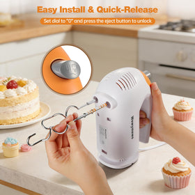 WeWymewo ball whisk for airy batters and toppings