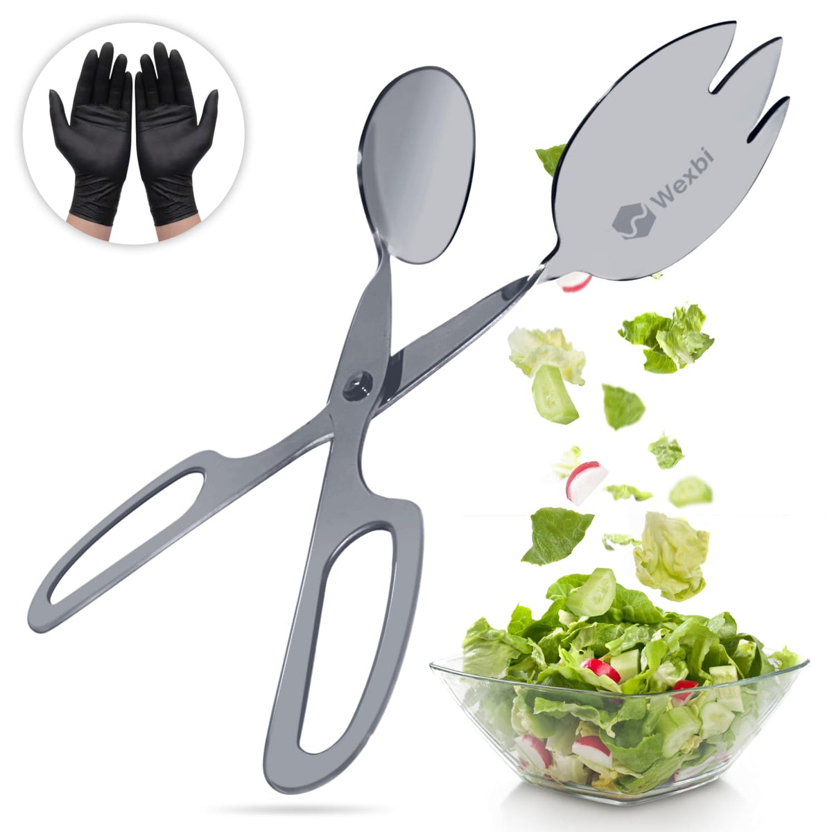 Wexbi 10-inch length provides comfortable reach for large bowls