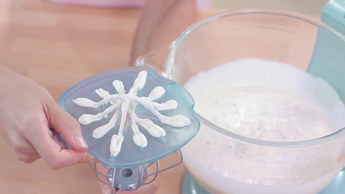 Whisk Wiper Pro tilt-head compatibility keeps counters pristine during prep