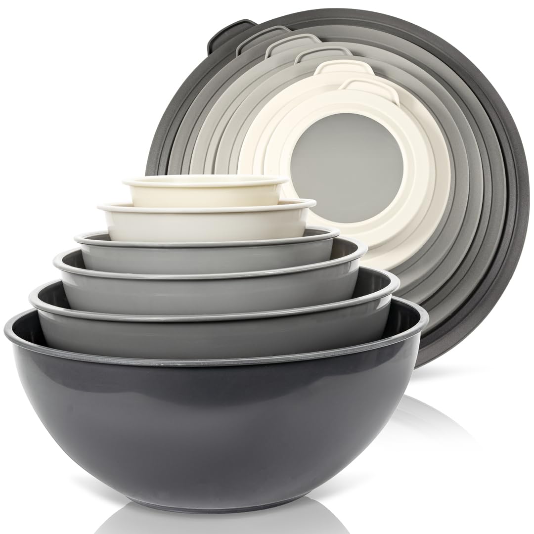 Clear lids on WHYSKO bowls help identify contents at a glance.