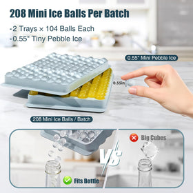Odor-free BPA-free WIBIMEN materials keep ice clean and fresh