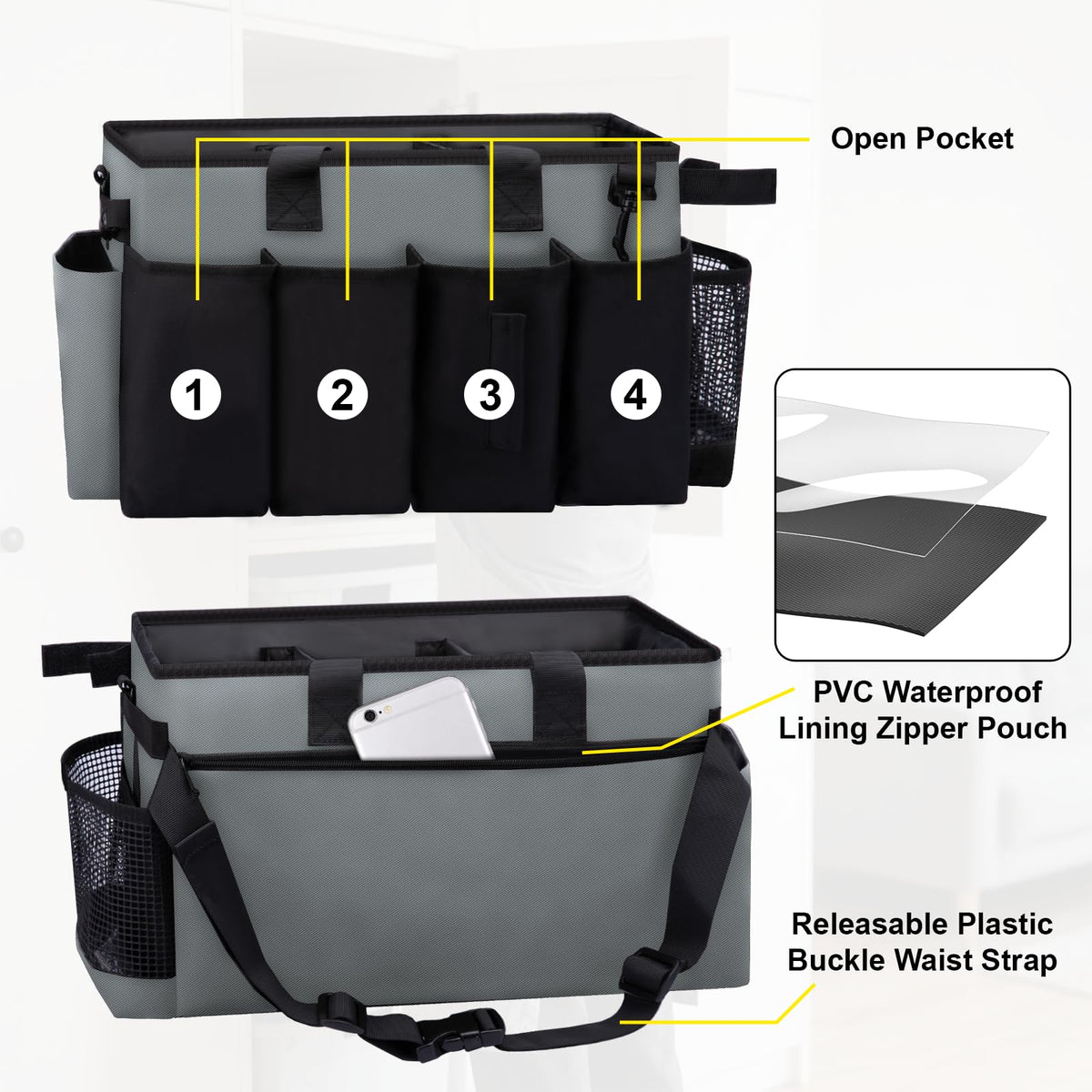 Wigojoy adjustable straps illustrate comfortable carrying options