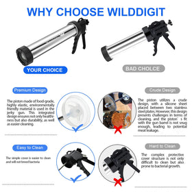 WILDDIGIT cleaning brushes set for quick maintenance after use.