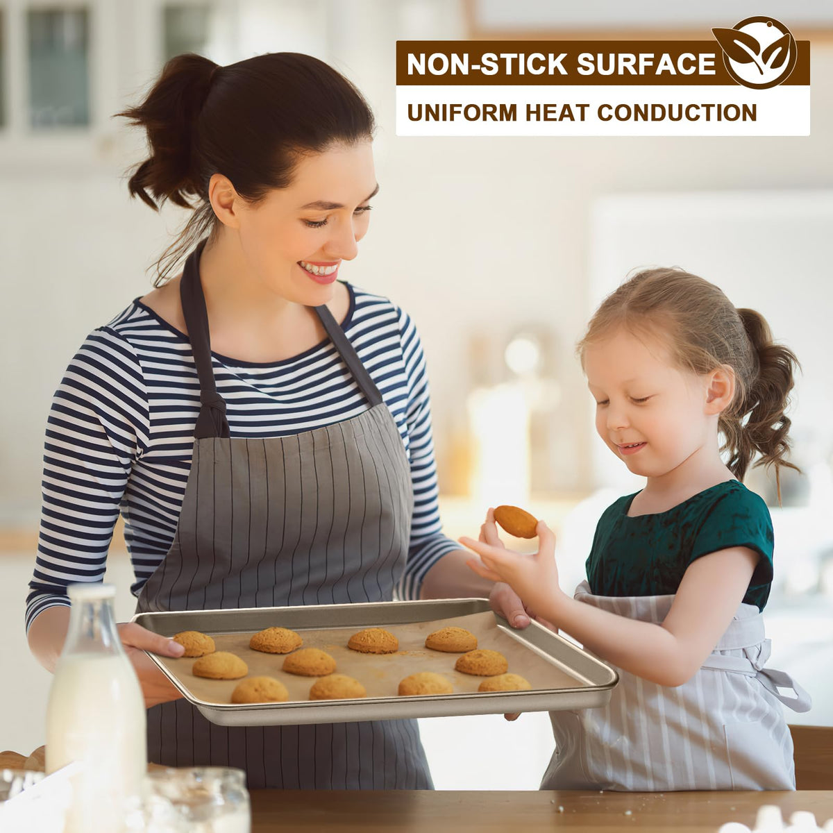 Wildone nonstick coating delivers food release without sticking, PTFE/PFOA-free.