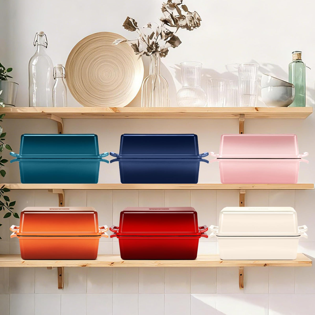 Wildone two-piece set with lid for versatile baking and serving