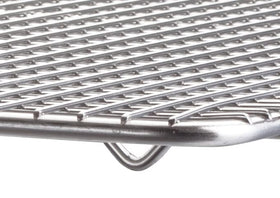 Winco multipurpose wire rack doubles as cooling and icing rack.