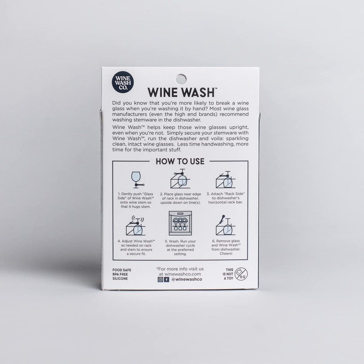 Wine Wash four-pack ready for gifting and entertaining