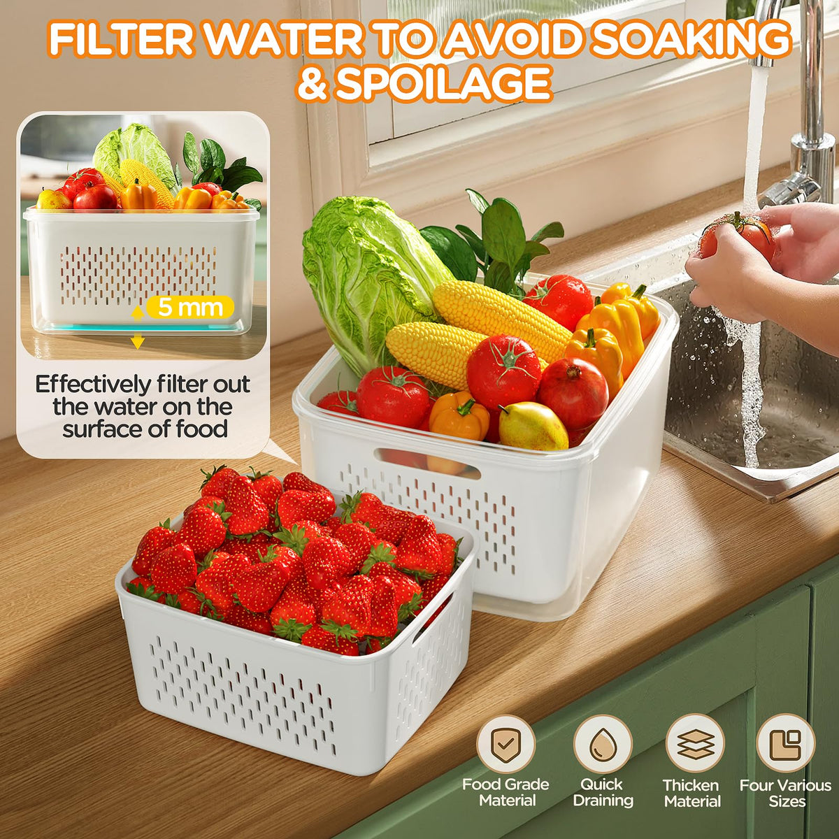 Winproper BPA-free PP material preserves freshness safely.