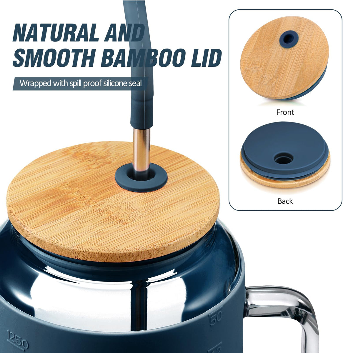 WINSA wide-mouth design enables simple cleaning and easy ice cube fit.