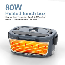 WisaKey lunch box stainless steel tray, sturdy and easy to clean after meals.