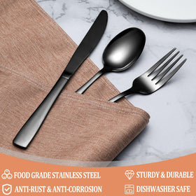 WISKEMA ergonomic-handled flatware designed for comfortable dining.