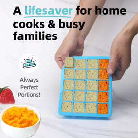 witice silicone freezer mold for baby food, simple cleanup and reuse