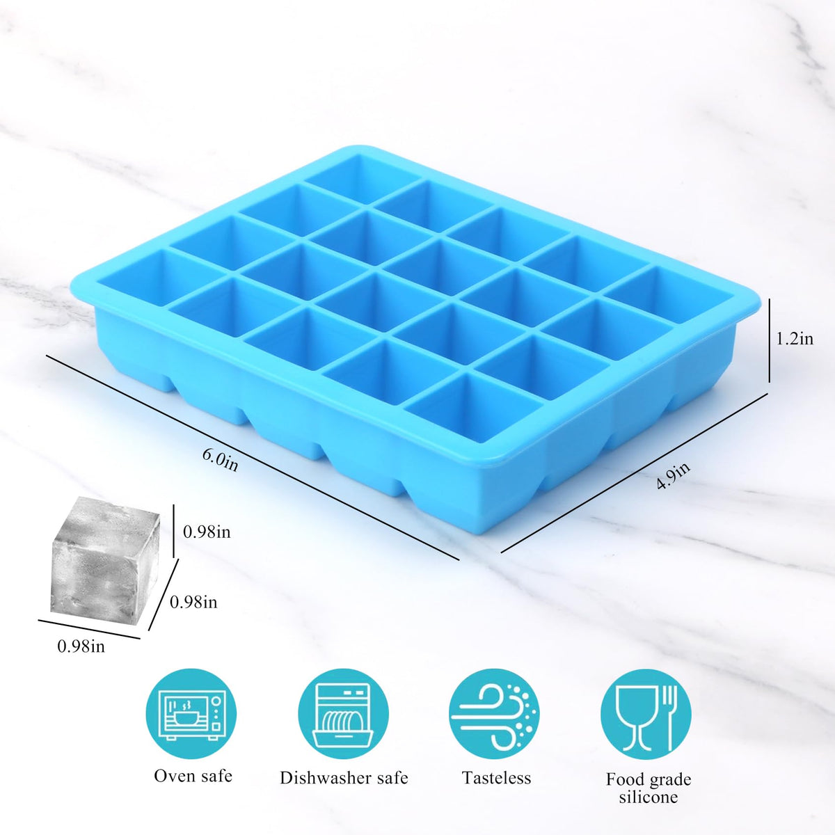 witice silicone freezer mold for pesto storage and portion control