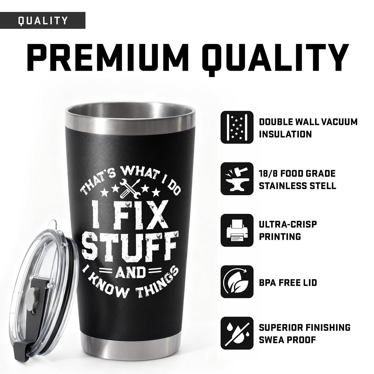WITTSPOT 20oz tumbler in gift-ready packaging for easy gifting.