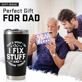 WITTSPOT 20oz tumbler demonstrates heat retention for hot drinks.