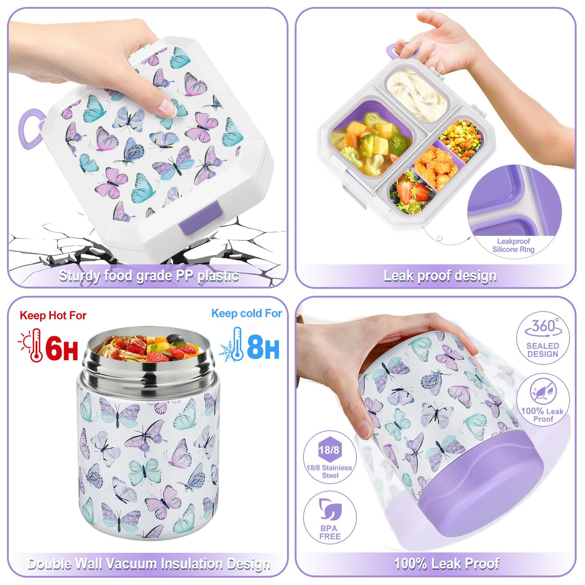 Wiwens insulated bag keeps warm meals ready for school and trips.