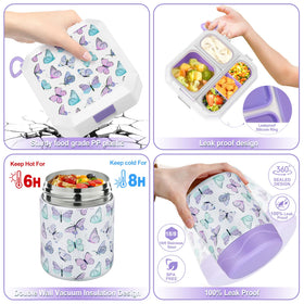 Wiwens insulated bag keeps warm meals ready for school and trips.