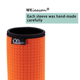 WK IEASON 12oz slim can sleeve in yellow highlights style while keeping hands dry