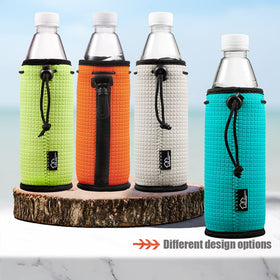 WK IEASON portable insulation sleeve keeps beverages cold during picnics.