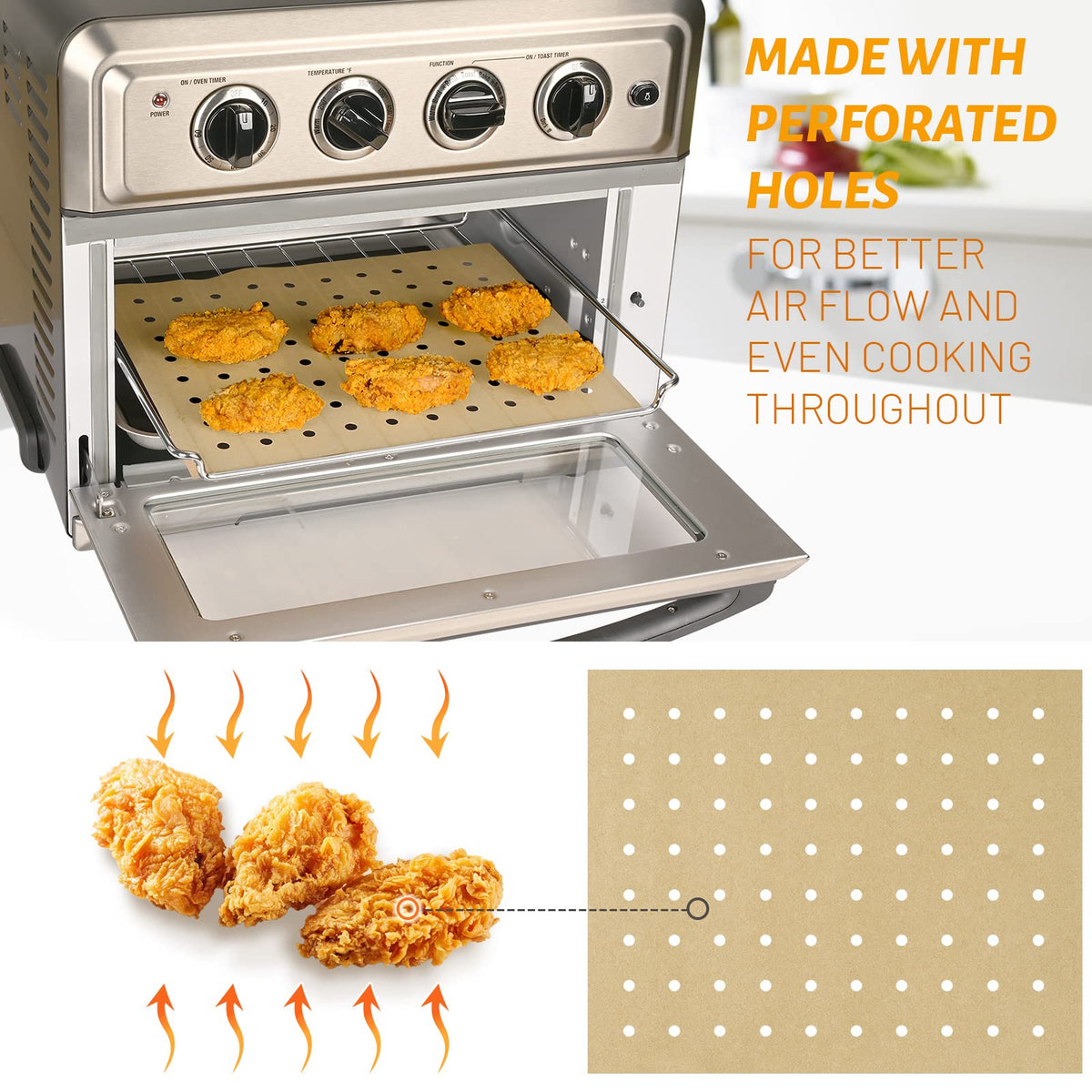 WMKGG double silicone coating keeps food from direct contact