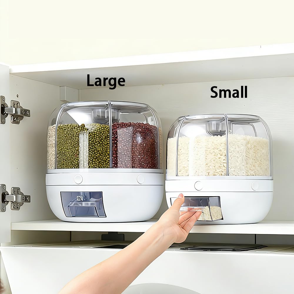 Wnnideo sealed moisture-proof storage protects pantry staples.