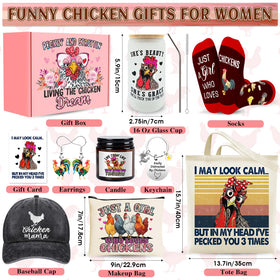 WOFIROY chicken gifts baseball cap offering sun protection with rustic farmhouse style.