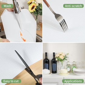 wohomuke shelf liner closeup highlights BPA-free EVA material
