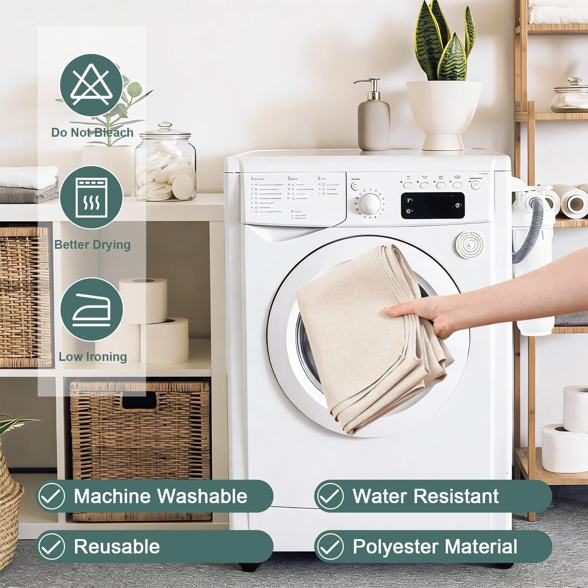Wolkemer tablecloth ironing and wrinkle removal demonstration