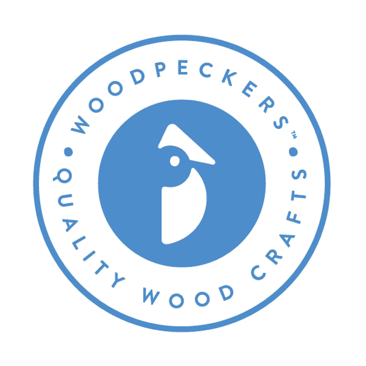 Woodpeckers Lazy Susan perfect for DIY rotating displays and projects.