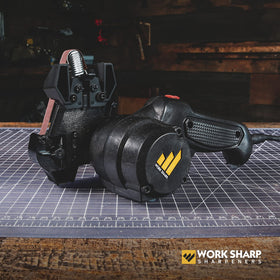 Work Sharp MK2 flexible belts enable precise edge shaping for diverse blades.