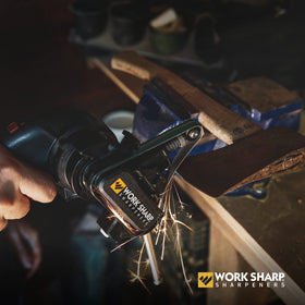 Work Sharp MK2 handles lawn tools and garden gear with the same belt system.