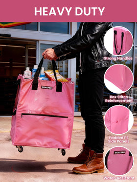 WORKPRO padded-side-panels detail protects contents during transport
