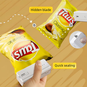 3.94-inch seal size fits most chip bags and snack pouches.