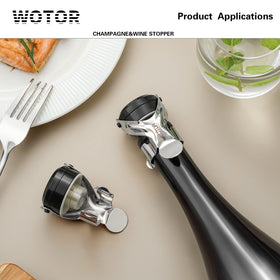 WOTOR 6-pack bottle stoppers offers convenient, durable storage for beverages.