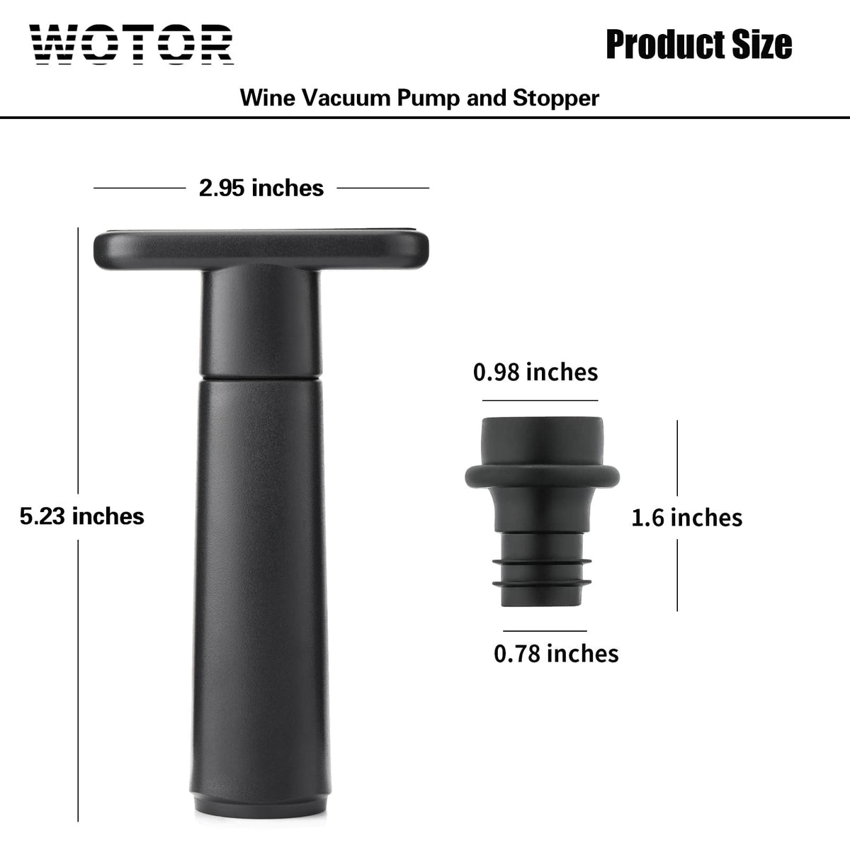 WOTOR durable plastic construction ensures safe, repeated use