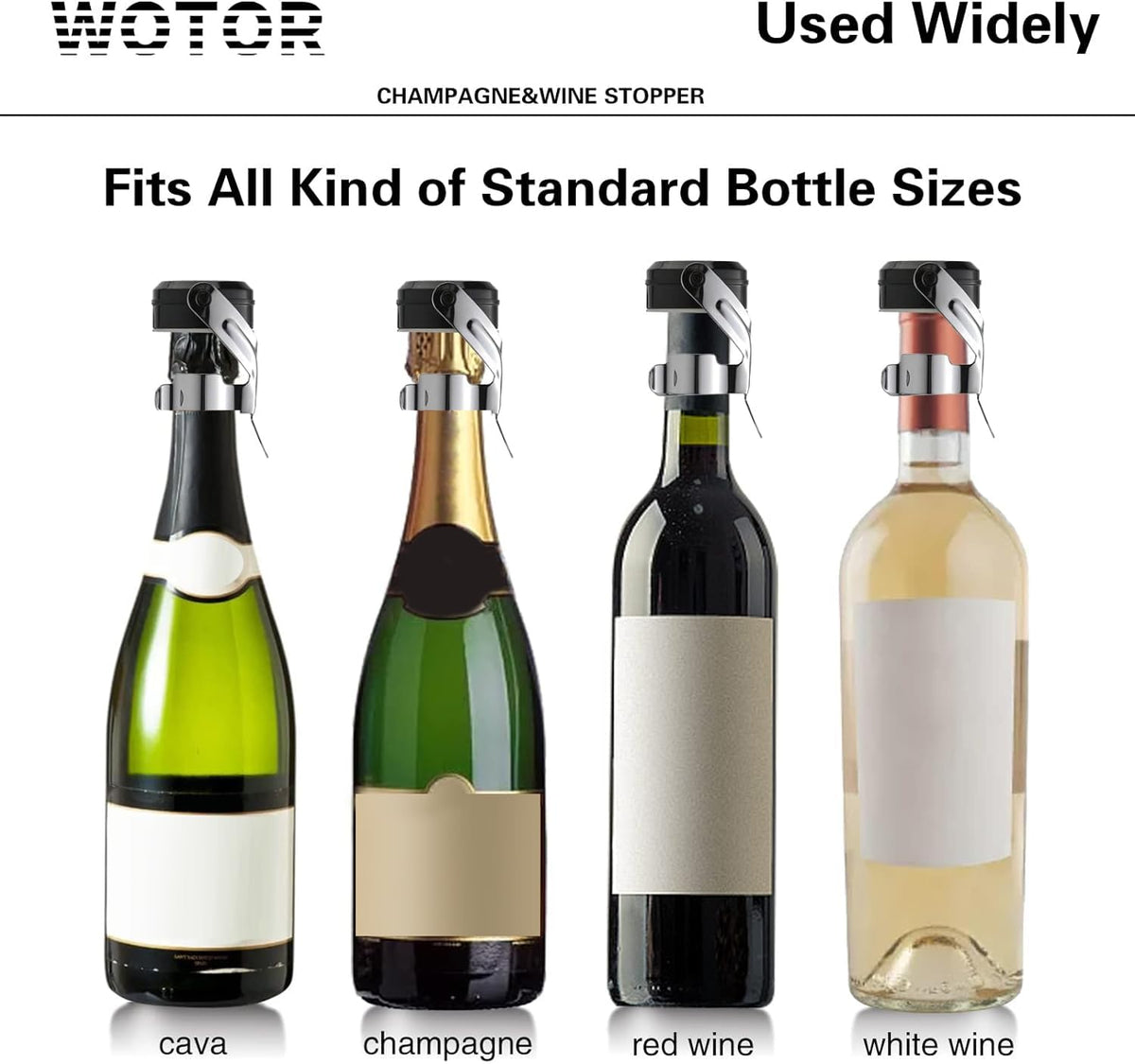 WOTOR reusable wine stopper saves wine after opening with easy cleaning.